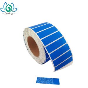 Buy cheap ODM Service 8.5 X 2.2cm Pantone Color Tamper Evident Security Labels from wholesalers