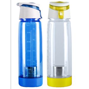 Buy cheap tritan water bottle with strainer with portable handle from wholesalers