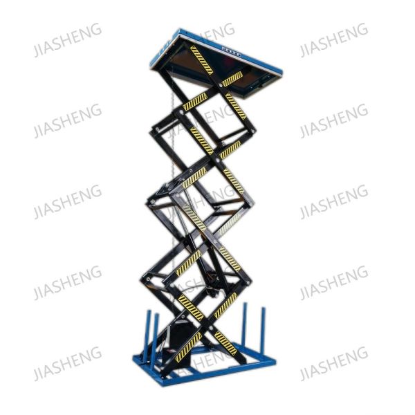 Buy cheap 800kg Hydraulic Scissor Platform 4.21m Electric Multi Scissor Stationary Scissor Lift Tables from wholesalers