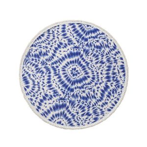 Buy cheap Turkish Cotton Round Beach Towel in Customized Color and Size with Personalized Print from wholesalers