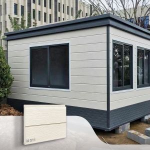 Modern Design Style Fireproof Polyurethane Rock Wool Sandwich Panel for Exterior