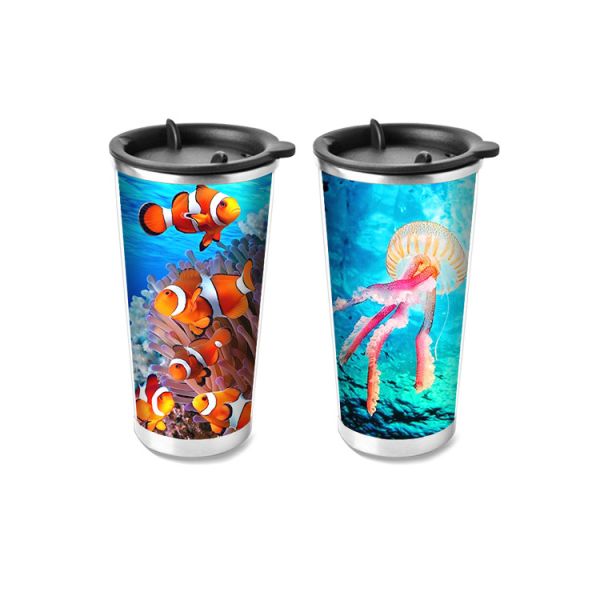 Quality Food Grade 3D Lenticular Printing Service Plastic Kids Drinking Cup for sale