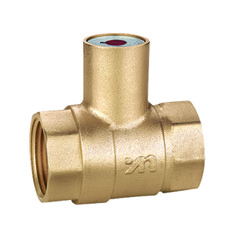 Buy cheap 1101 Brass Ball Valve FxF threaded Nature brass looking with Magnetic Lockable stem sizes DN15 DN20 DN25 DN32 DN40 DN50 from wholesalers
