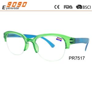 Buy cheap Lady fashionable reading glasses, made of plastic, Power rang : 1.00 to 4.00D from wholesalers