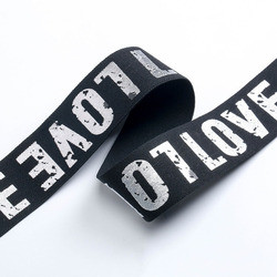 Customized Letters Pattern Soft Durable Ribbon For Underwear Waistband Jacquard