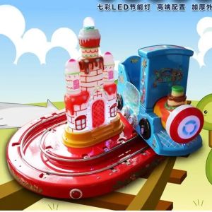 Buy cheap Amusement Park Arcade Carousel Kiddie Ride With Rail Trackless Train from wholesalers
