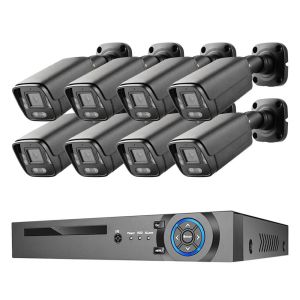 Buy cheap Customized 8MP 4K NVR Camera Kit POE 8ch Smart home IP System Security CCTV System 8 channel with alarm from wholesalers