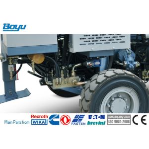 Buy cheap 45kN 4.5T Cummins Engine Overhead Line Stringing Equipment Pull Tension for Power Transmission System from wholesalers