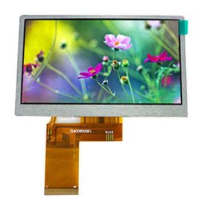 Buy cheap 4.3" TFT LCD screen with high luminance, 480*3(RGB)*272 resolution, RGB/MPU/SPI from wholesalers