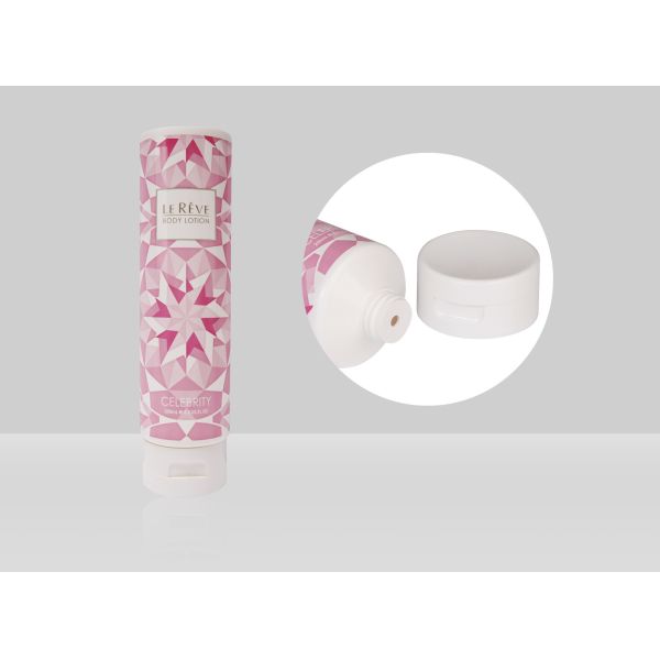 PCR PE Custom Cosmetic Tubes D55mm 150-400ml Empty Cosmetic Squeeze Plastic Body