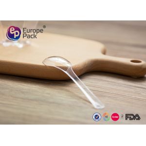 Buy cheap Washable Plastic Ice Cream Taster Spoons Transparent Color For Food Decoration from wholesalers