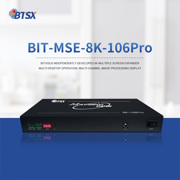 High Resolution 6×1 Video Wall Controller with HDCP2.2 Support and 8bit Color