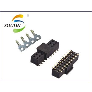 China 2.0mm pitch female header dual row SMT H4.0 plastic waterproof with cap without column on sale