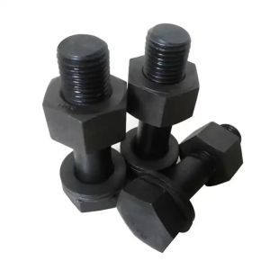 Threaded Stud Bolts Trivalent Black For Various Industrial Applications