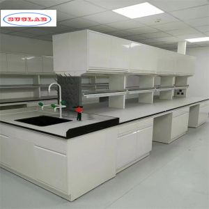 Buy cheap High Environmental Friendliness Chemistry Lab Bench Solid Structure Multifunctional Functionality from wholesalers