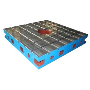 Buy cheap Motor Test Cast Iron Bed Plates A Hole In Middle Square 1500 X 1500 MM from wholesalers