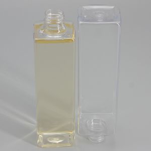 300ml Clear Square Plastic Packaging Bottle For Hand Sanitizer