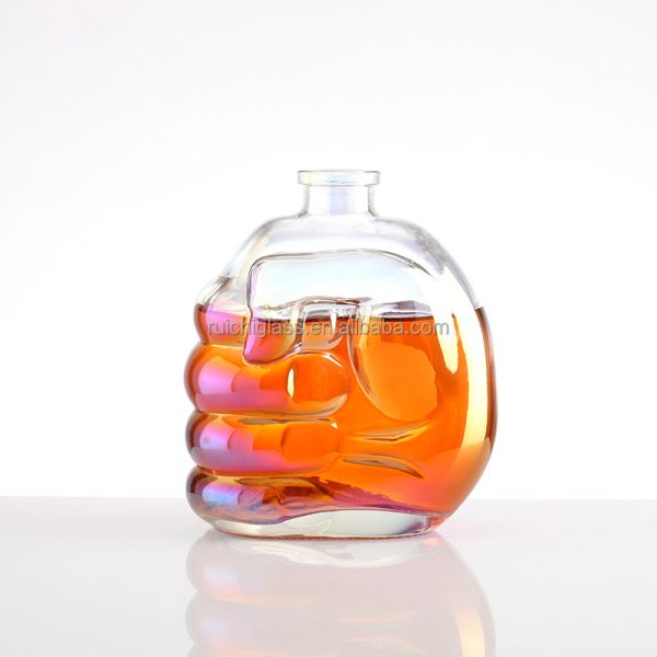 Quality Unique Shaped Whiskey Glass Bottles Customize Sealing Type for Vodka and More Storage for sale