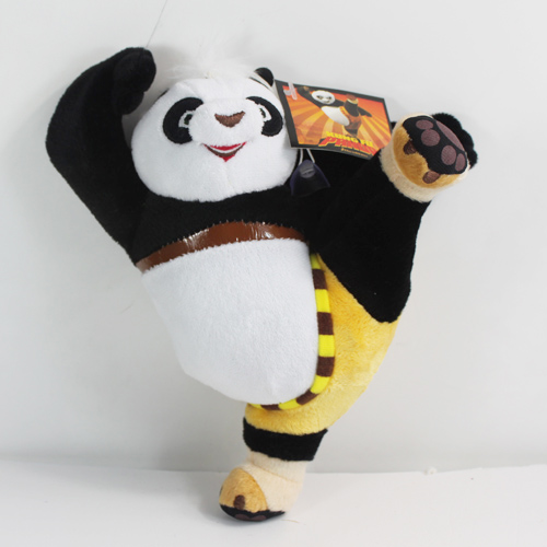 Quality Kungfu Panda Kick Pose Plush Toys for sale