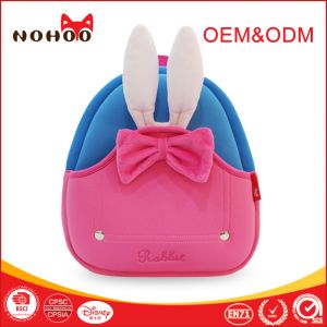 Buy cheap Pink Neoprene Toddler Backpack With Pretty Bowknot / Grab Handle from wholesalers