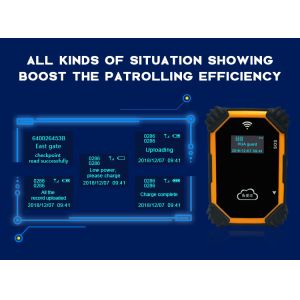 Buy cheap Free Security Guard Checkpoint System Cloud Software 4G GPS RFID 158x26mm from wholesalers