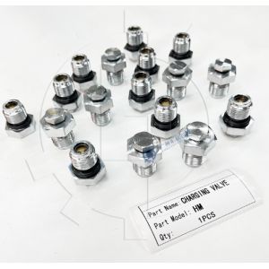 Hydraulic Breaker Gas Charging Valve KRUPP Rock Hammer N2 Charge Maintenance