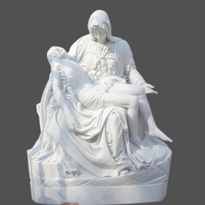 Buy cheap Jesus and Saint Mary religious marble sculpture,stone carvings from wholesalers