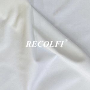 Solid Color Recycled Plastic Polyester Fabric 170GSM For Workout Yoga Wear