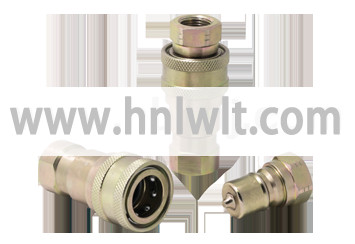 Nitrile Rubber Steel Hydraulic Quick Connector 5000 PSI Certified ISO/CE 12 GPM