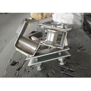 Buy cheap Aluminum Wheel Nylon Sheave Fixed On Pole For Conductor Pulling Arm Skyward Corner Stringing Pulley Block from wholesalers