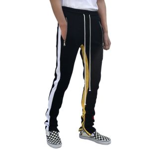 Buy cheap Mens Gym Jogger Sweatpants / Side Stripe Track Pants With Pockets from wholesalers