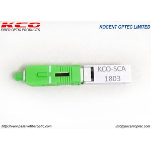 Buy cheap Pre-Polished SC APC Fiber Optic Fast Connector with G657 Fiber Type and 55mm Length for Quick Assembly from wholesalers