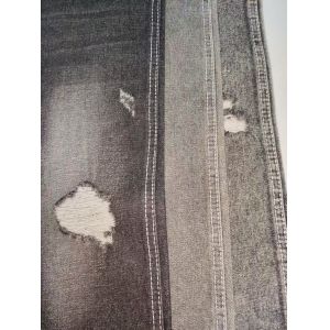 Buy cheap 62%Cotton Non Elastic Denim Fabric BLACK/WHITE With 10x7 Construction For Jeans from wholesalers