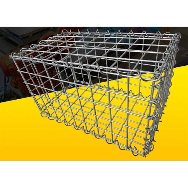 Quality Galvanized Stone Filled Gabion Baskets 2x1x1 welded gabion box for sale