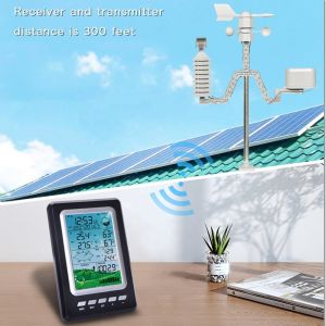 Digital Wifi Weather Station -40 ° C to + 60 ° C Silver and Black