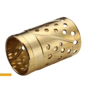 Buy cheap High Load Capacity CuZn32 Bronze Sleeve Bushings With Lubricating from wholesalers