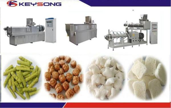 Buy cheap Slanty Bar Twin Screw Extrusion Snacks Food Machinery Fully - Automatic from wholesalers