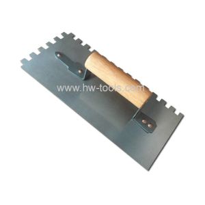 Buy cheap Rivet type Plastering trowel with wooden handle HW02107T from wholesalers