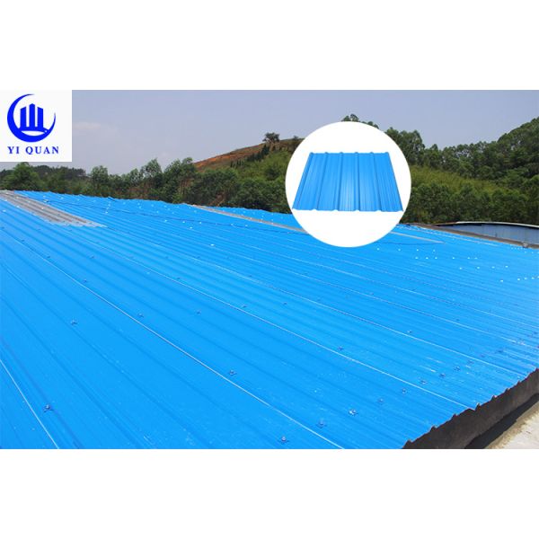 PVC Roof Tile 0.8-3.0mm Thickness Fireproof Waterproof for Industrial Buildings