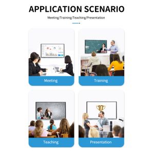 Infrared 98'' iBoard Interactive Multimedia Device Whiteboard LCD Panel For