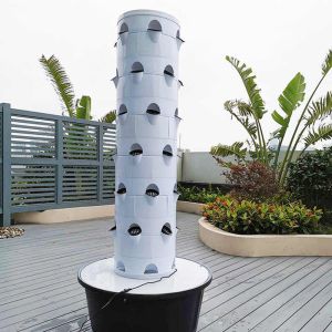 Buy cheap Hydroponic Growing System Garden Farm Greenhouse Vertical Tower Planter from wholesalers