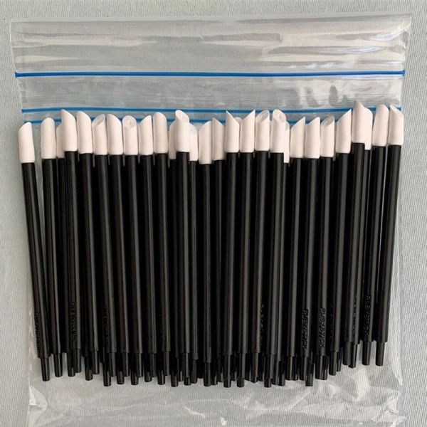 Buy cheap Cleaning Swab Foam Solvent Detailing Swabs Polyurethane Material Head Black PP Stick PU Foam Swab Sponge Tipped Swab from wholesalers