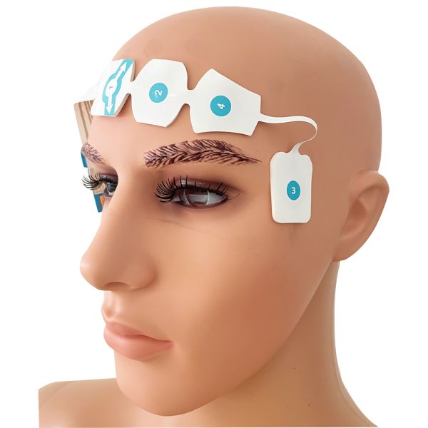 Disposable Eeg Brain Wave Sensor Non Invasive Forehead Adhesive 4 Electrodes With BIS Monitoring
