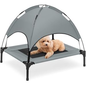 Buy cheap ODM Outdoor Mesh Cooling Raised Dog Bed With Canopy from wholesalers