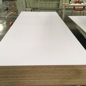 Buy cheap Interior Decoration Wood Based Panels 18mm White Melamine Particle Board from wholesalers