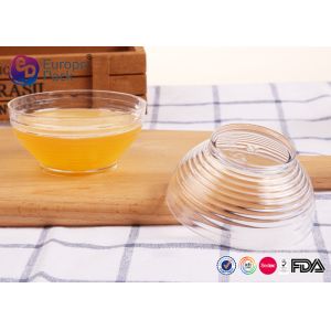 Buy cheap 90Ml Disposable Clear Plastic Bowls With Lids Environmental Protection from wholesalers