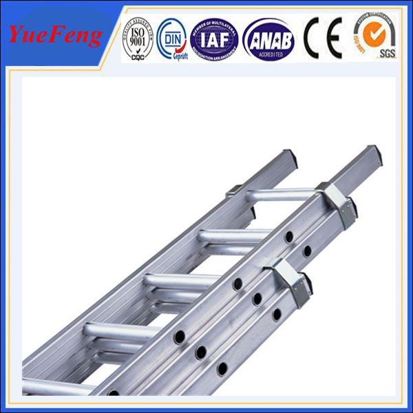 Quality 6063 t5 OEM aluminum fabrication,ladder aluminium,aluminium extension ladder for sale