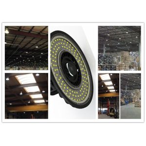 Round UFO LED High Bay Light 140 - 150LM/W Lumen 4000K 5000K 6000K CE RoHS