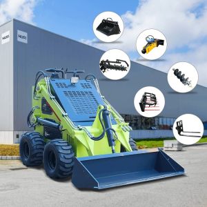 Buy cheap Electric Start Skid Steer Loader with 1Ton Capacity and Heavy Duty Crawler Design from wholesalers