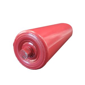 Buy cheap Conveyor Belt System Aging Resistance Red or Black Color Mining Steel Conveyor Roller from wholesalers